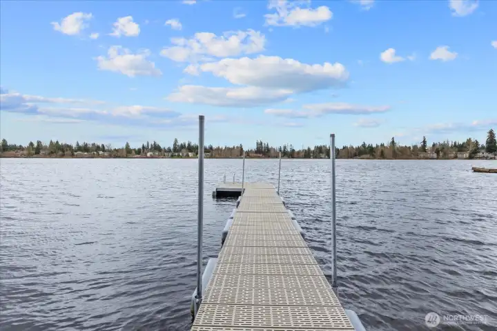 Deeded Silver Lake access with 1/30 ownership interest in shared shorelines with dock access.