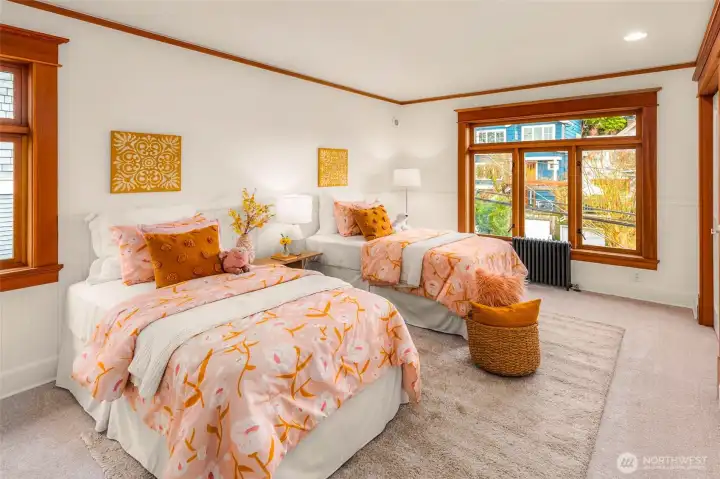 Light-filled bedroom
