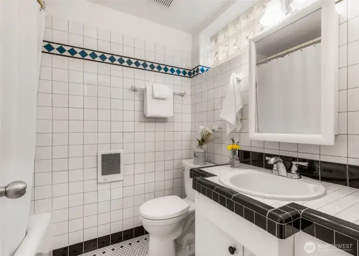 MIL bath with classic tilework