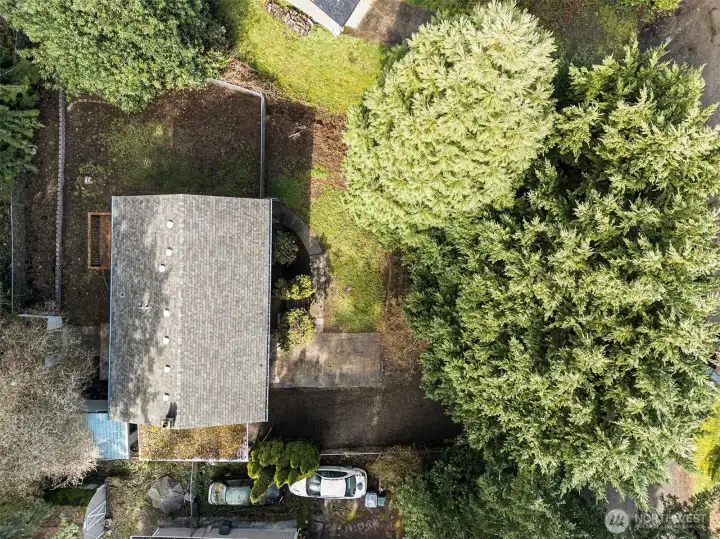Great aerial view showcasing the property.