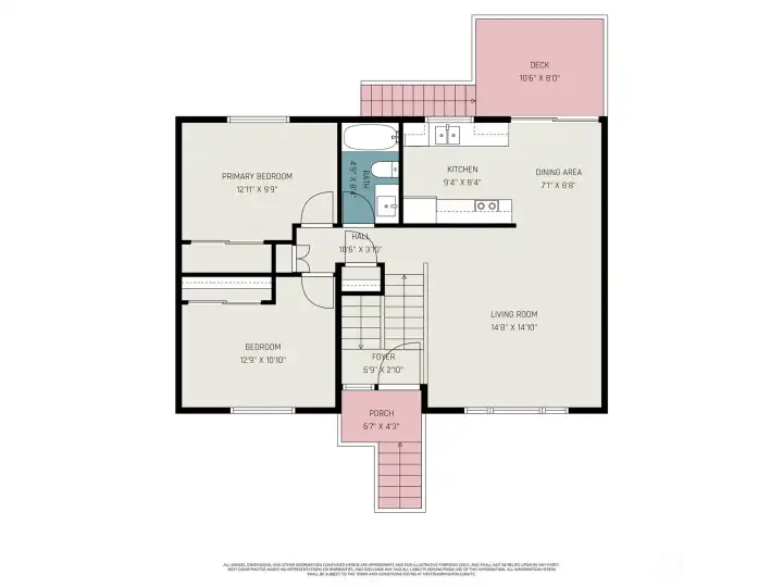 Upstairs floor plan