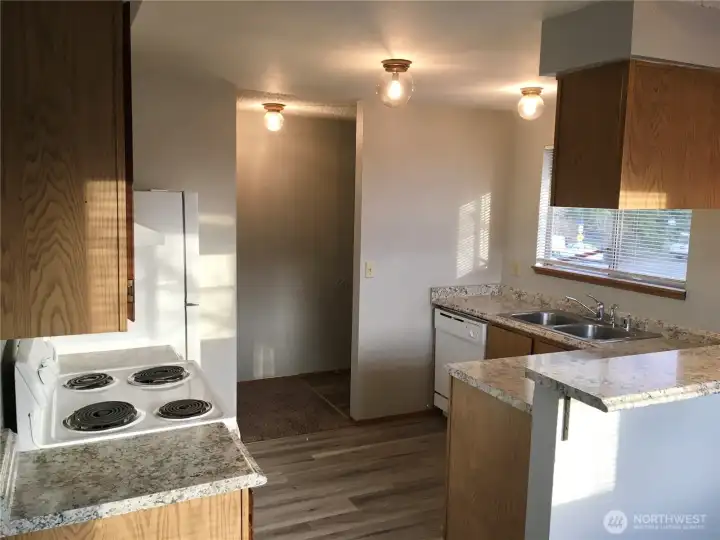 Sample Unit D Kitchen Entry