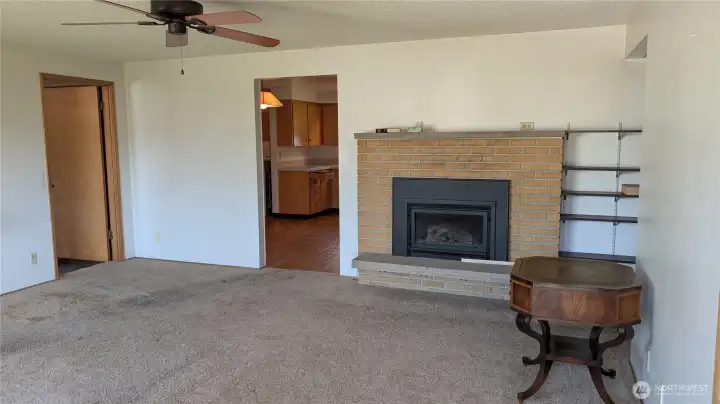 1960's thin slat, real hardwood is underneath the carpet