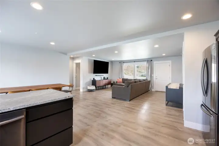 Nice open spaces make this home feel larger