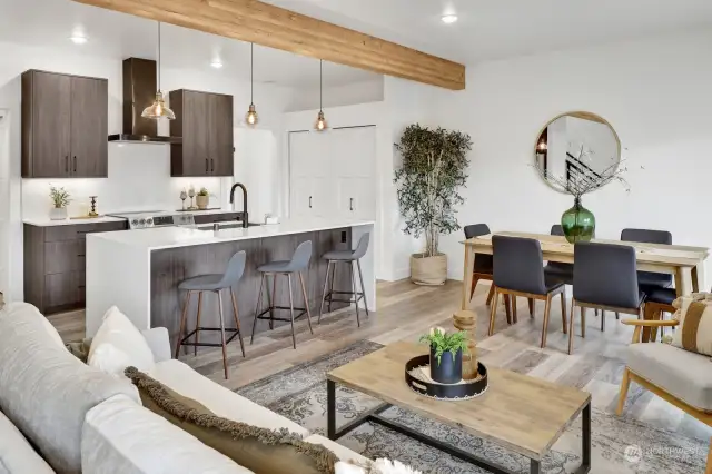 Beautiful open concept design.