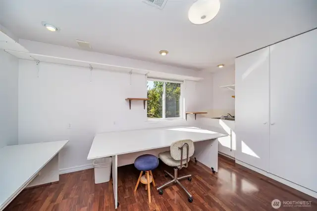 Craft room with sink