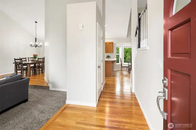 Vaulted ceilings and the perfect open and flowing floor-plan!