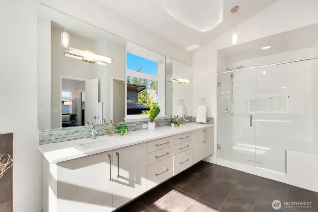 Primary bath shower