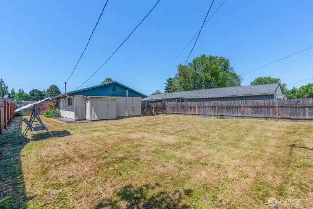 Fenced Yard