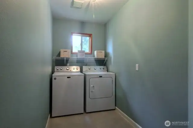 Landry room on main floor