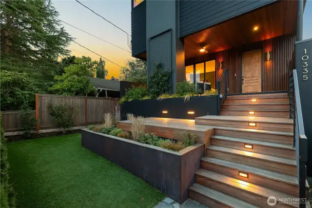 Sited high of the street for comfort, privacy and security.