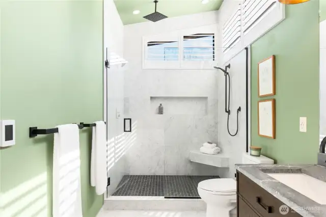 Pampered! Primary bath. Walk in and experience the Zen.