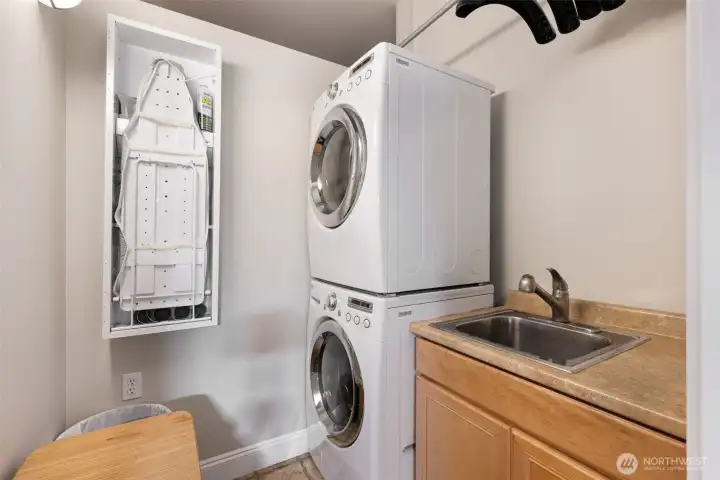 Upstairs laundry right where you need it the most!