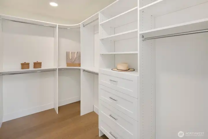 Primary bedroom closet