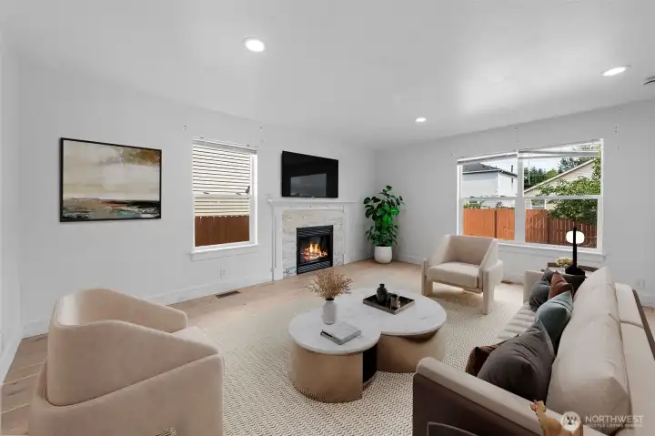 Staged Living Room