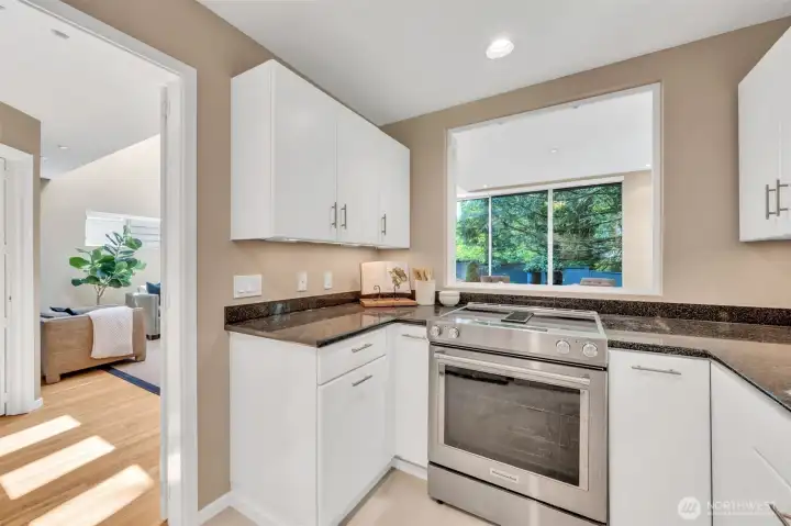 The original kitchen was open to the great room -easy to remove to have open again