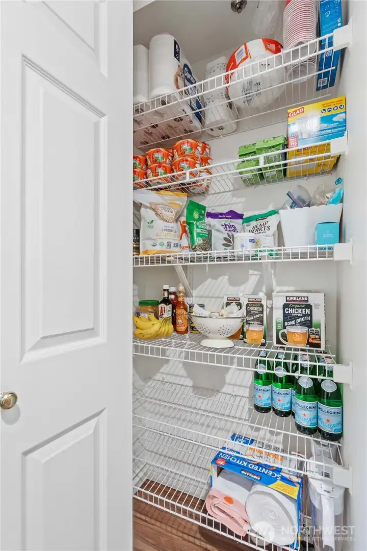 Good size pantry