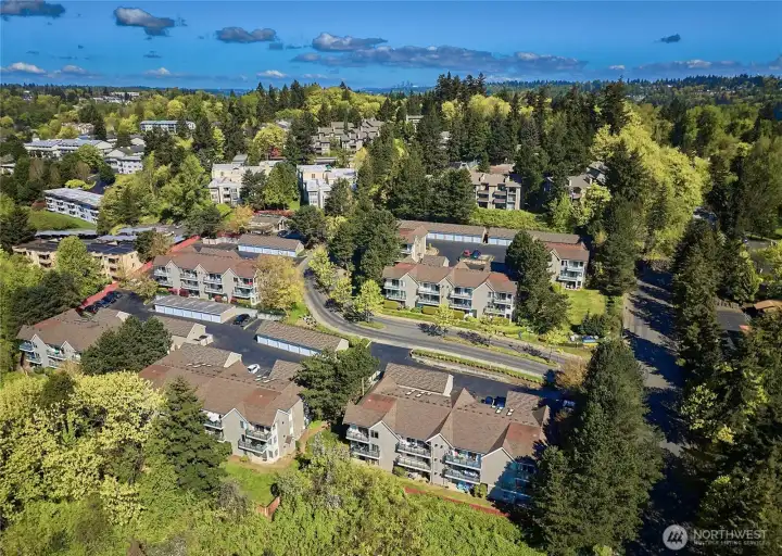 This community is minutes from shopping & restaurants, tucked away in a private setting