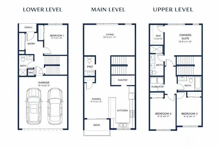 Thoughtful layout for modern living and functionality!