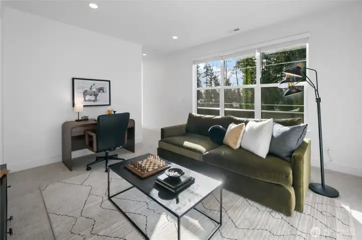 Upper level family room