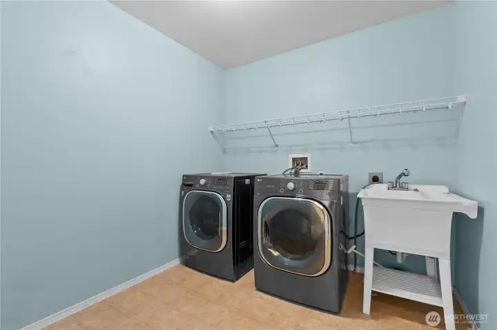 Laundry on second floor.