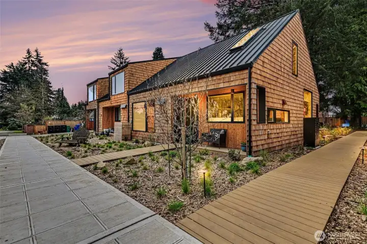 Fabulous curb appeal designed to match the scale and character of the surrounding community.