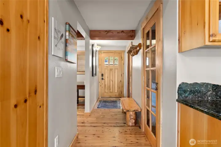 Entrance into the house