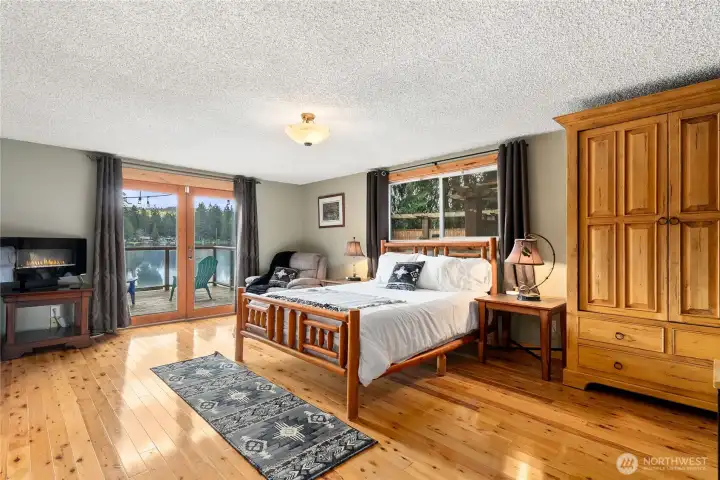 Primary bedroom on the main level