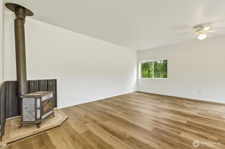 Great Room Wood Stove