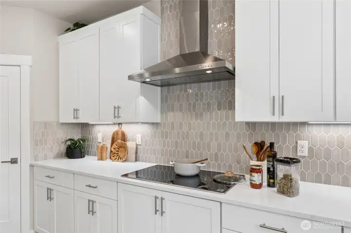 LED surface undermount light fixtures per plan