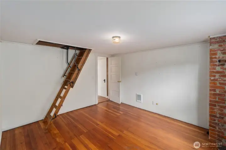 Upstairs bedroom 3 and attic