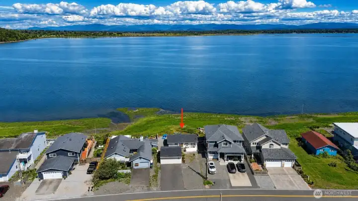 Welcome home to Sandy Point. View facing Lummi Bay