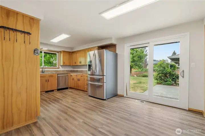 Kitchen with dining room