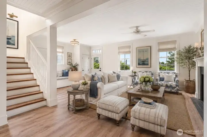 Virtual staging to show what is possible in this space!