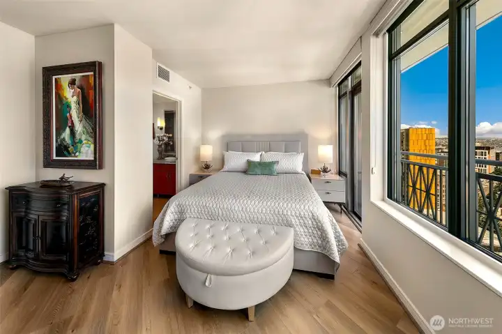 luxury primary bedroom