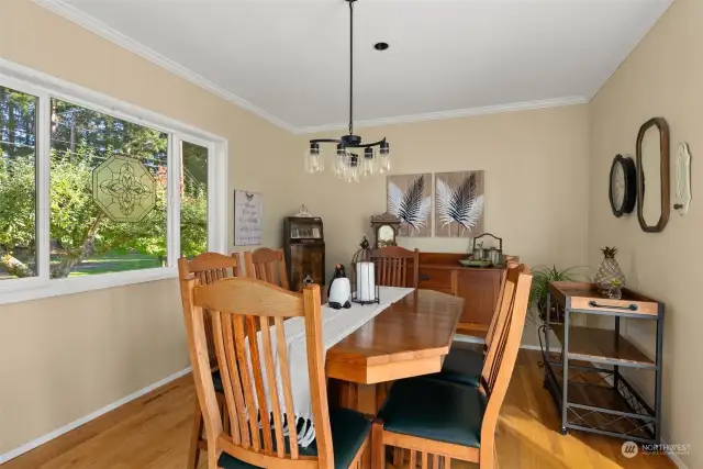 Spacious formal dining room