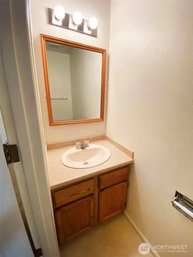 Typical Townhome style half bath