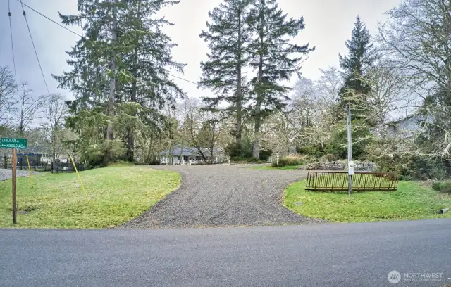Back up straight into your property!