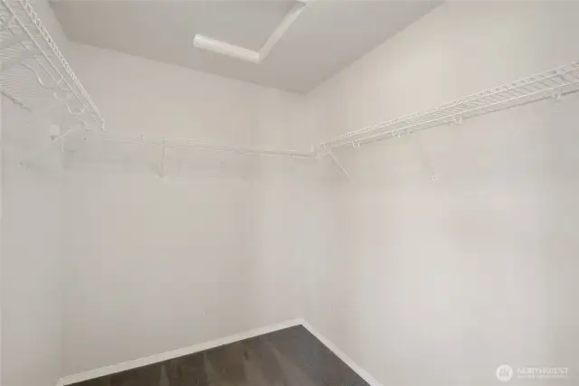 Primary Bedroom Spacious Closet