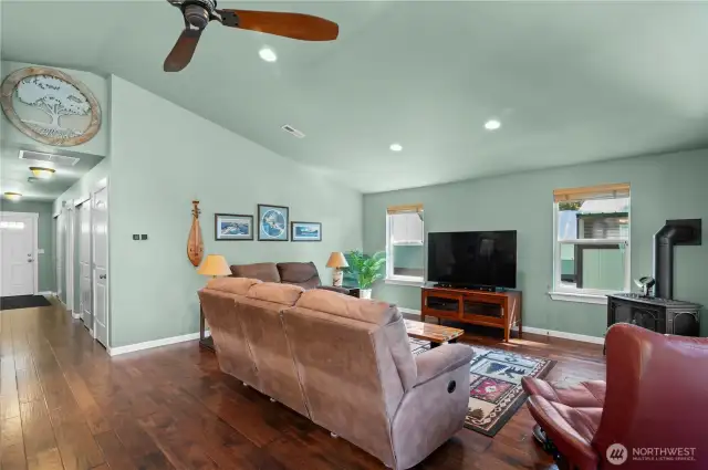 Another view of the living room space.