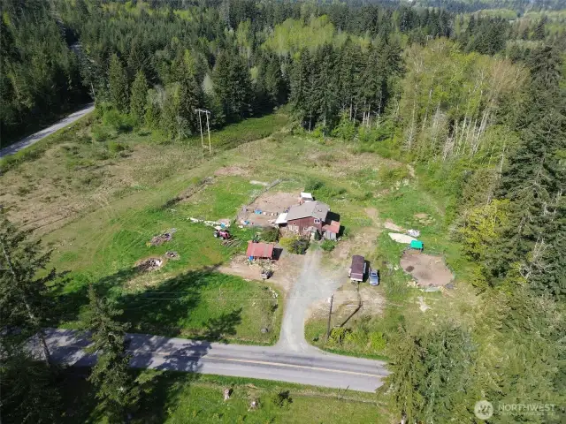 Another aerial view from across the road.
