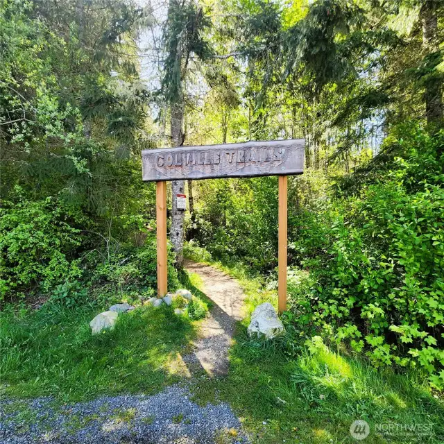 Entry to trail.