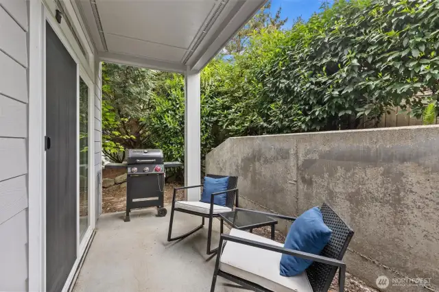 Back Patio Offers Privacy; Freshly Power Washed *Grill Conveys