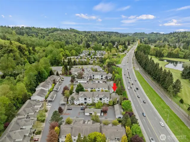 Facing NW on Renton Maple Valley Rd SE