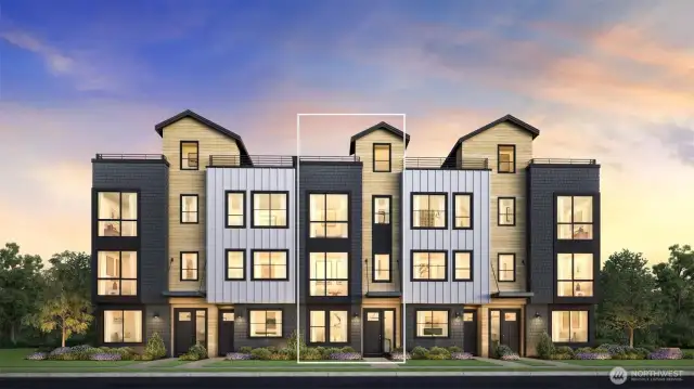 The Acadian by Toll Brothers (artist rendering).