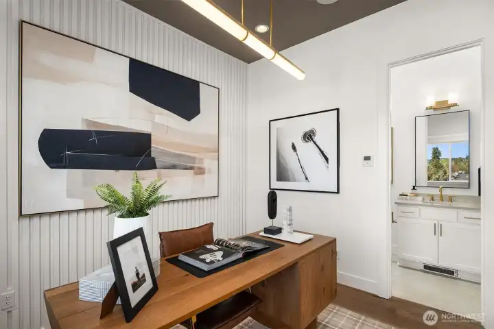 Photos are for illustrative purposes only & depict a different floor plan by Toll Brothers, finishes, or features than the actual home for sale. Actual layout & specifications vary. Home listed for sale (Acadian) is brand new & photos are not yet available.