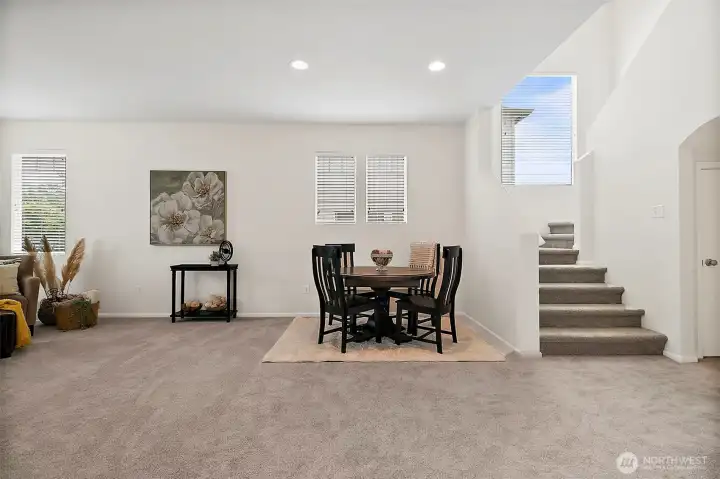Dining area will fit everyone for your next get together.
