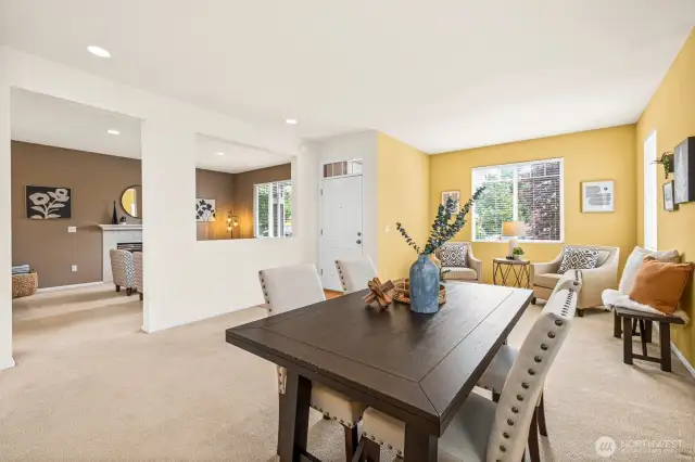 Open floor plan with plenty of natural light!