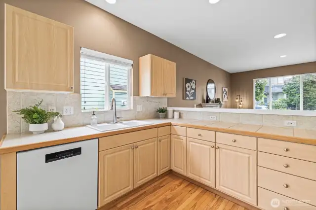 Plenty of natural light creates a warm and inviting space.
