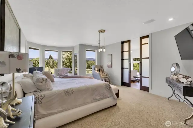 Master bedroom suite